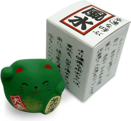 Изображение товара Статуэтка Hatamoto Манэки Кот / MK-07 (зеленый)