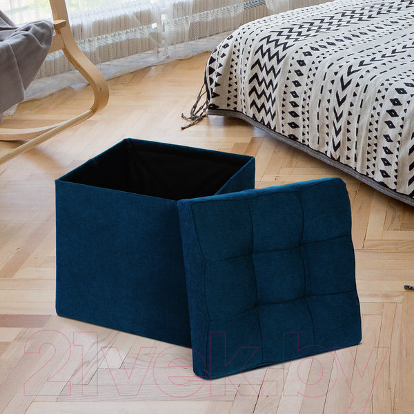 Изображение товара Пуф DreamBag 13258 (велюр, синий)