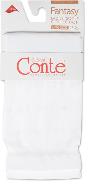 Изображение товара Носки Conte Elegant Fantasy (р.23-25, bianco)