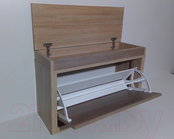 Изображение товара Тумба для обуви Элана 1к.80 (дуб сонома/дуб трюфель)