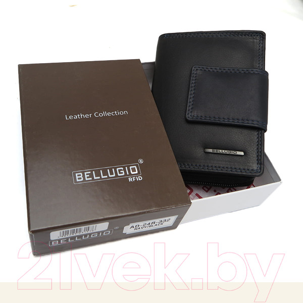Изображение товара Портмоне Bellugio AD-24R-332  (синий/черный)