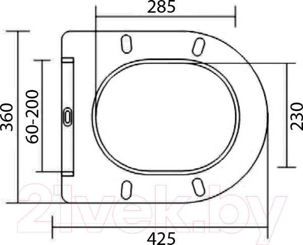 Изображение товара Унитаз подвесной BelBagno BB3105CHR/SC
