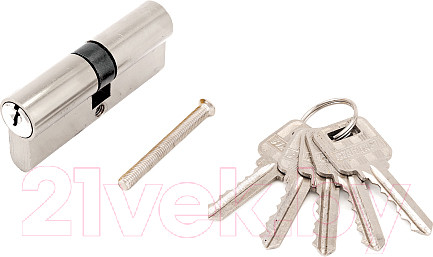 Изображение товара Цилиндровый механизм замка Стандарт 103/50 132/50 кл/кл CP 70мм (хром)