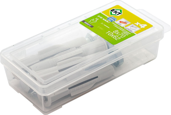 Изображение товара Дюбель универсальный ЕКТ B008012 (4шт)