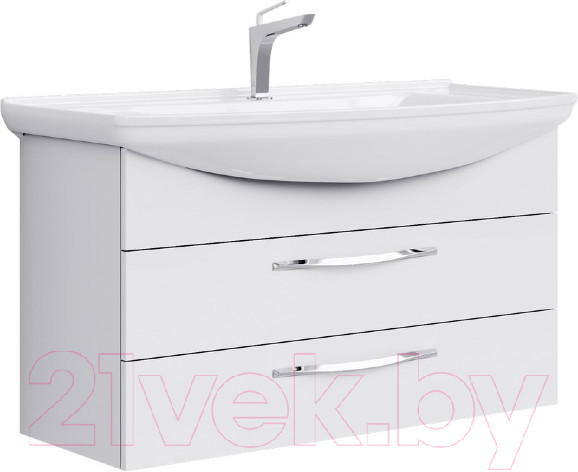 Изображение товара Тумба с умывальником Aqwella Allegro 105 / Agr.01.10/2