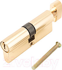 Изображение товара Цилиндровый механизм замка Стандарт 103/50В 132/50В кл/верт GP 70мм (латунь)