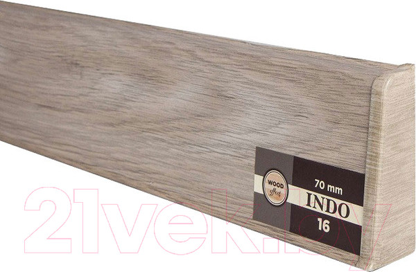 Изображение товара Заглушка для плинтуса Arbiton Indo 16 Дуб Кавказский (2шт, флоупак)