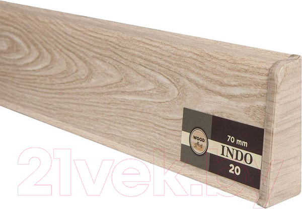 Изображение товара Заглушка для плинтуса Arbiton Indo 20 Дуб Бургос (2шт, флоупак)