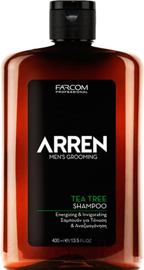 Изображение товара Шампунь для волос Farcom Professional Arren Tea Tree с маслом чайного дерева (400мл)