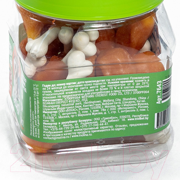 Изображение товара Лакомство для собак Molina Куриные ножки / 7643 (400г)