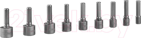 Изображение товара Набор головок слесарных Deko BS09 SET 9 / 065-0583