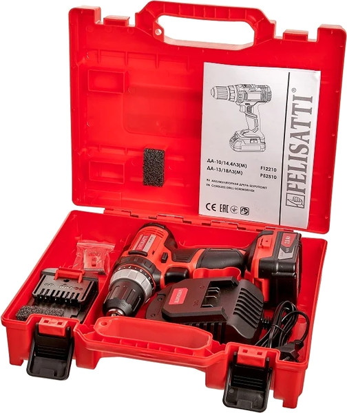 Изображение товара Аккумуляторная дрель-шуруповерт Felisatti ДА-10/14.4Л3 (М)