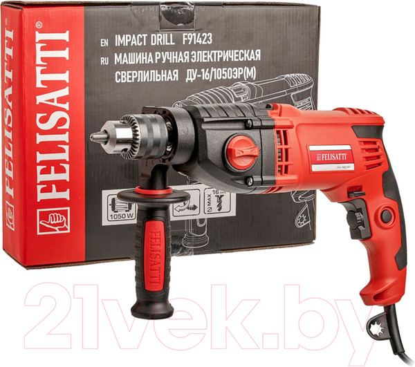 Изображение товара Дрель Felisatti ДУ-16/1050ЭР(М)