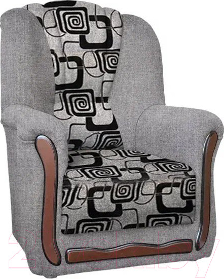 Изображение товара Комплект мягкой мебели Асмана Анна-1 (рогожка серая/кубики)