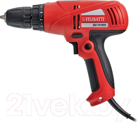 Изображение товара Дрель-шуруповерт Felisatti ДШ-10/260Э