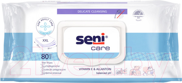 Изображение товара Влажные салфетки Seni Care (80шт)