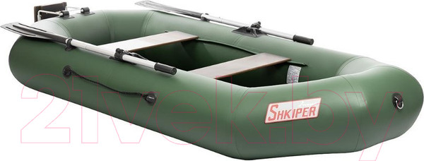 Изображение товара Надувная лодка Тонар Шкипер 260НТ / 7028570 (зеленый)