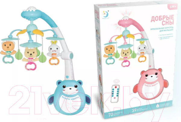 Изображение товара Мобиль на кроватку Наша игрушка Добрые сны / HL2018-118R