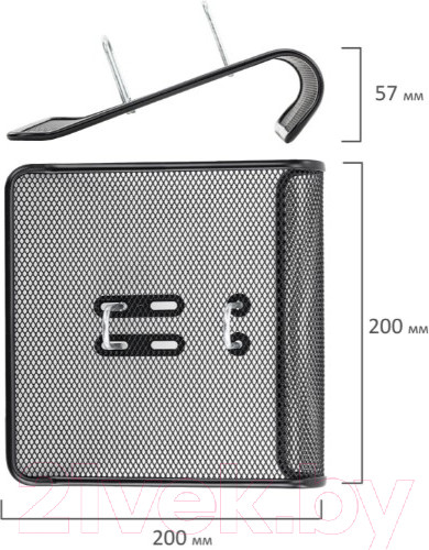 Изображение товара Подставка настольная Brauberg Germanium для календаря / 231972 (черный)
