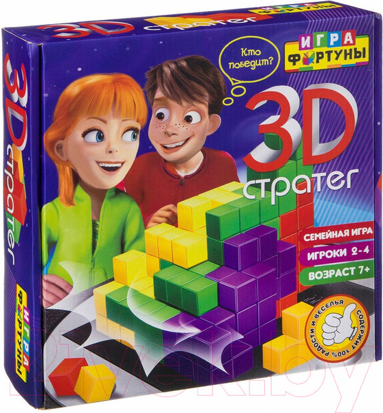 Изображение товара Настольная игра Фортуна 3D Стратег / Ф94954