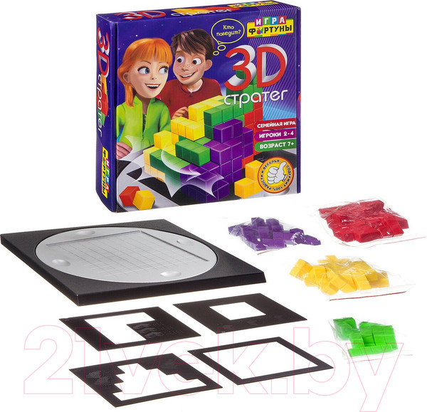 Изображение товара Настольная игра Фортуна 3D Стратег / Ф94954