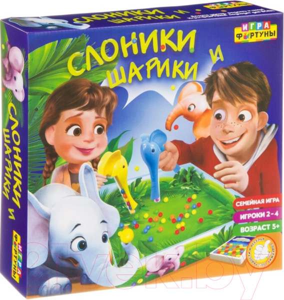Изображение товара Настольная игра Фортуна Слоники и шарики / Ф95666