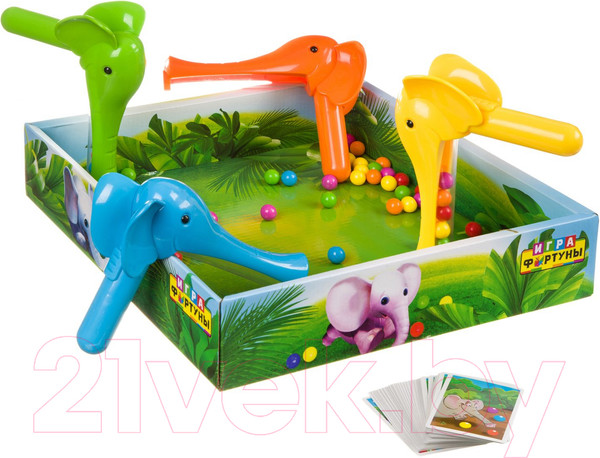Изображение товара Настольная игра Фортуна Слоники и шарики / Ф95666