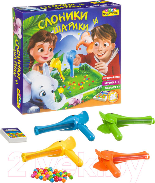 Изображение товара Настольная игра Фортуна Слоники и шарики / Ф95666