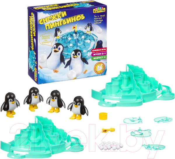 Изображение товара Настольная игра Фортуна Снежки пингвинов / Ф98386