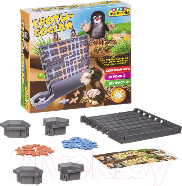 Изображение товара Настольная игра Фортуна Кроты-соседи / Ф98387