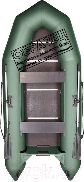 Изображение товара Надувная лодка Тонар Капитан Т330 слань+киль / 4999937 (серый)