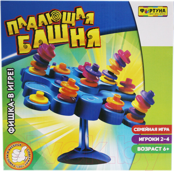 Изображение товара Настольная игра Фортуна Падающая башня / Ф51235