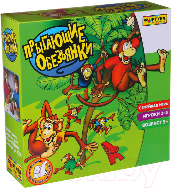 Изображение товара Настольная игра Фортуна Прыгающие обезьянки / Ф51236