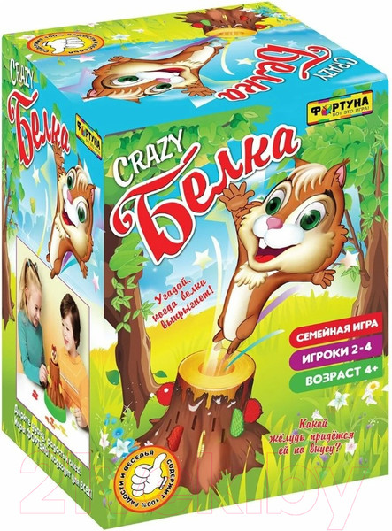 Изображение товара Настольная игра Фортуна Crazy Белка / Ф70000