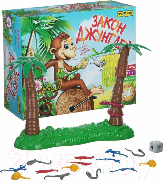 Изображение товара Настольная игра Фортуна Закон джунглей / Ф72417