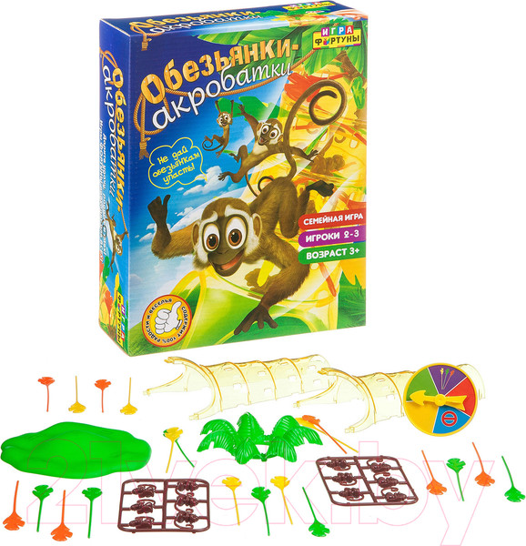 Изображение товара Настольная игра Фортуна Обезьянки-акробатки / Ф77173