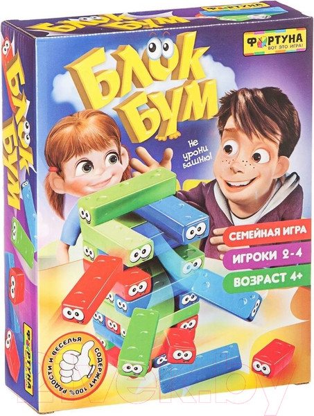 Изображение товара Настольная игра Фортуна Блок бум / Ф79326