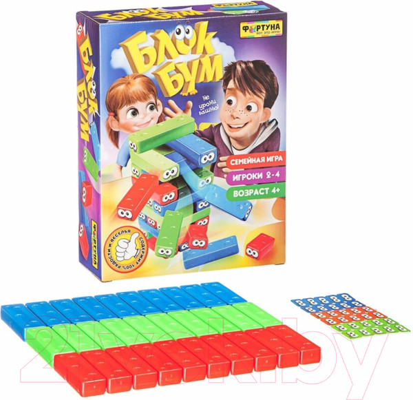 Изображение товара Настольная игра Фортуна Блок бум / Ф79326