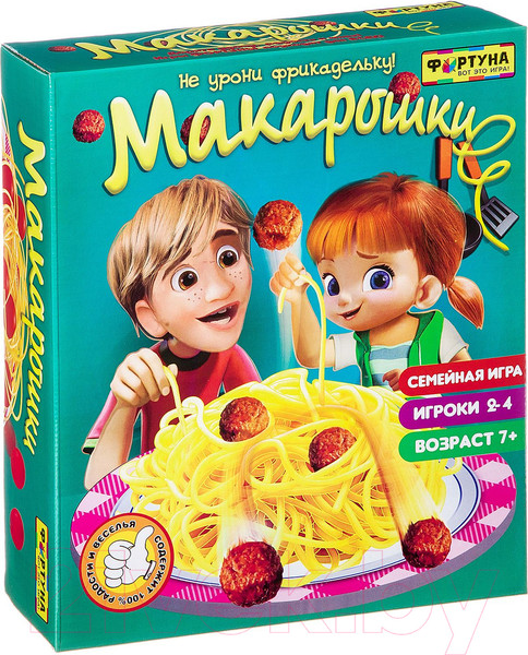 Изображение товара Настольная игра Фортуна Макарошки / Ф85268