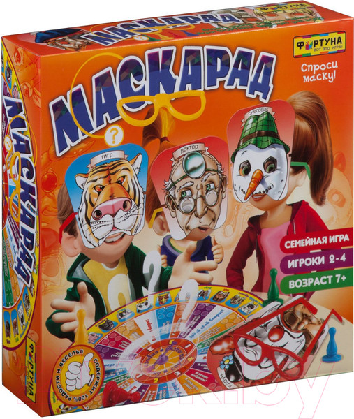 Изображение товара Настольная игра Фортуна Маскарад / Ф85511