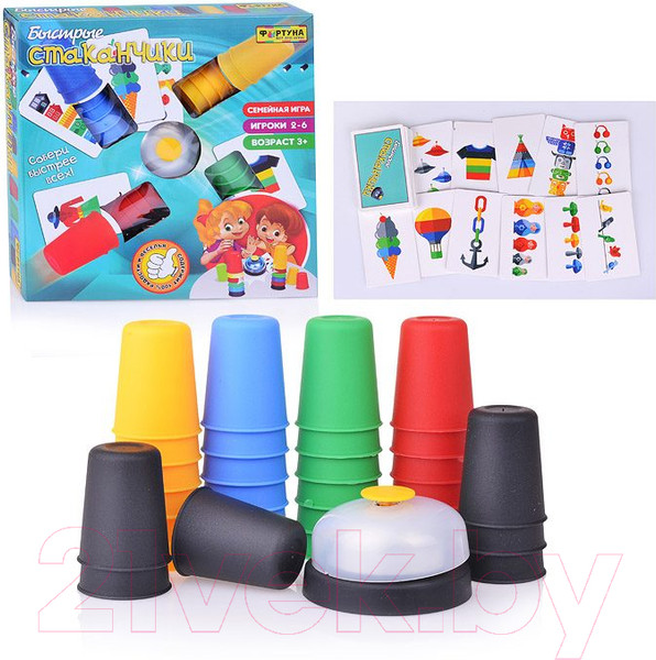 Изображение товара Настольная игра Фортуна Быстрые стаканчики / Ф86079