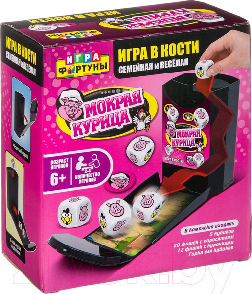 Изображение товара Настольная игра Фортуна Мокрая курица / Ф93358