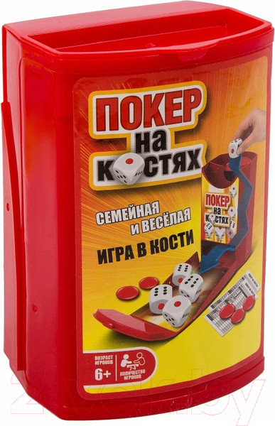 Изображение товара Настольная игра Фортуна Покер на костях / Ф93359