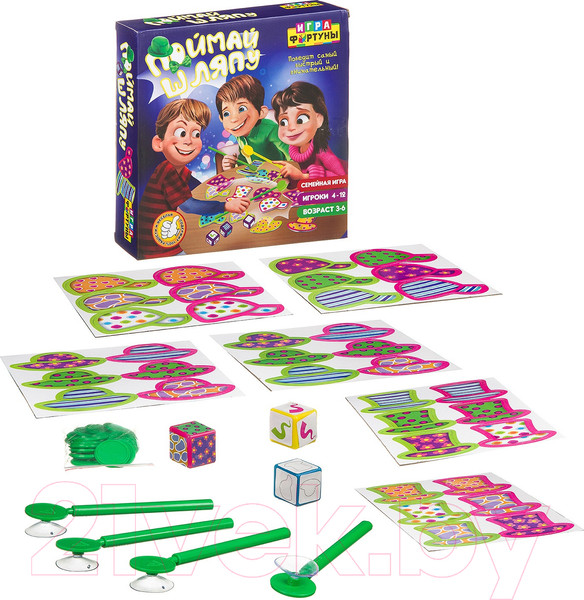 Изображение товара Настольная игра Фортуна Поймай шляпу / Ф93363