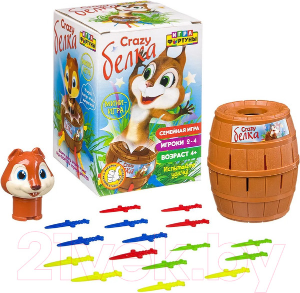 Изображение товара Настольная игра Фортуна Crazy белка / Ф94300