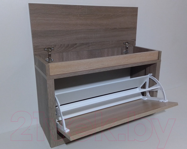 Изображение товара Тумба для обуви Элана 1к.80 (дуб трюфель/дуб сонома)