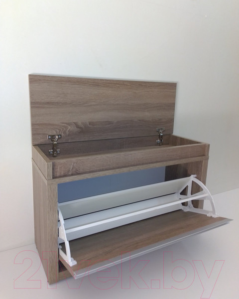 Изображение товара Тумба в прихожую Элана Люкс 1к.80 (дуб трюфель/дуб трюфель)