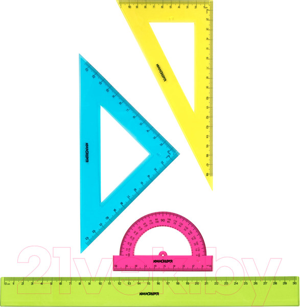 Изображение товара Набор для черчения Юнландия Color / 210756