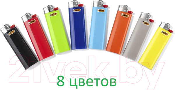 Изображение товара Зажигалка Bic J6 (цветная)