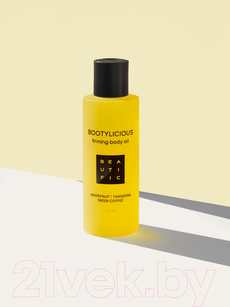 Изображение товара Масло для тела Beautific Bootylicious С эссенцией грейпфрута и зеленым кофе (150мл)